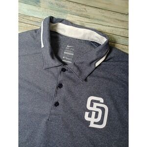 Nike Dri-Fit Men's XL MLB San Diego Padres Gray Polo
